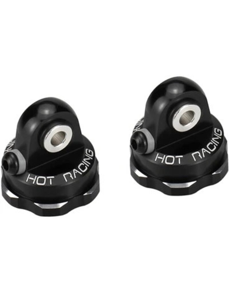 HOT RACING HRAAMN154C01 ALUMINUM BLEEDER SHOCK CAPS - MINI KRATON
