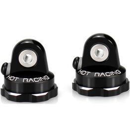 HOT RACING HRAAMN154C01 ALUMINUM BLEEDER SHOCK CAPS - MINI KRATON