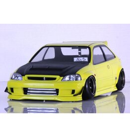 PANDORA RC PAB-3188 1/10 HONDA CIVIC EK9 TYPE-R DRIFT BODY SET (CLEAR) (257-260MM)