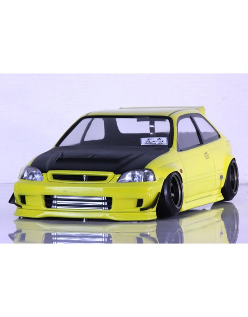 PANDORA RC PAB-3188 1/10 HONDA CIVIC EK9 TYPE-R DRIFT BODY SET (CLEAR) (257-260MM)