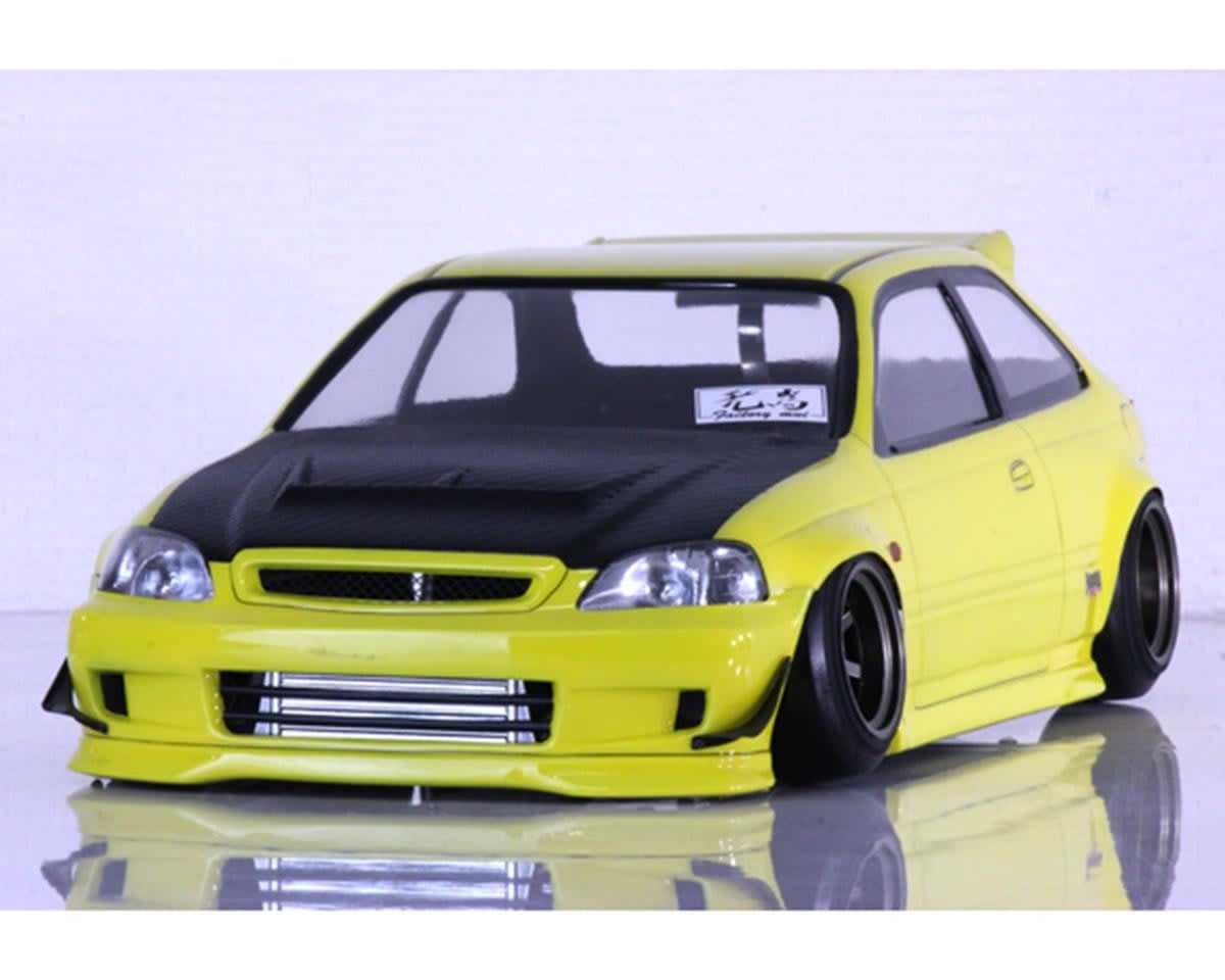 PAB-3188 1/10 HONDA CIVIC EK9 TYPE-R DRIFT BODY SET (CLEAR) (257-260MM)