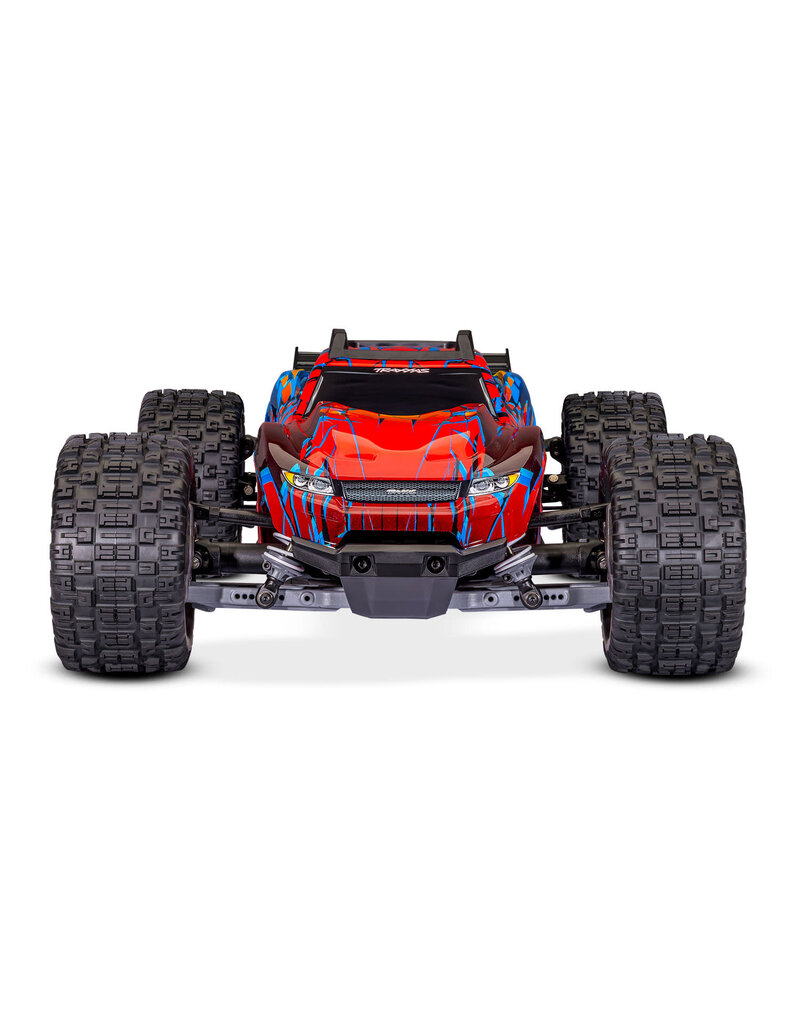 TRAXXAS TRA67464-4-RED RUSTLER 4X4 HD VX3 BL
