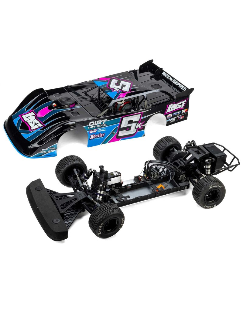 LOSI LOS-2167T1 22S DIRT LATE MODEL, 1/10 2WD RTR DIRT OVAL, BLUE