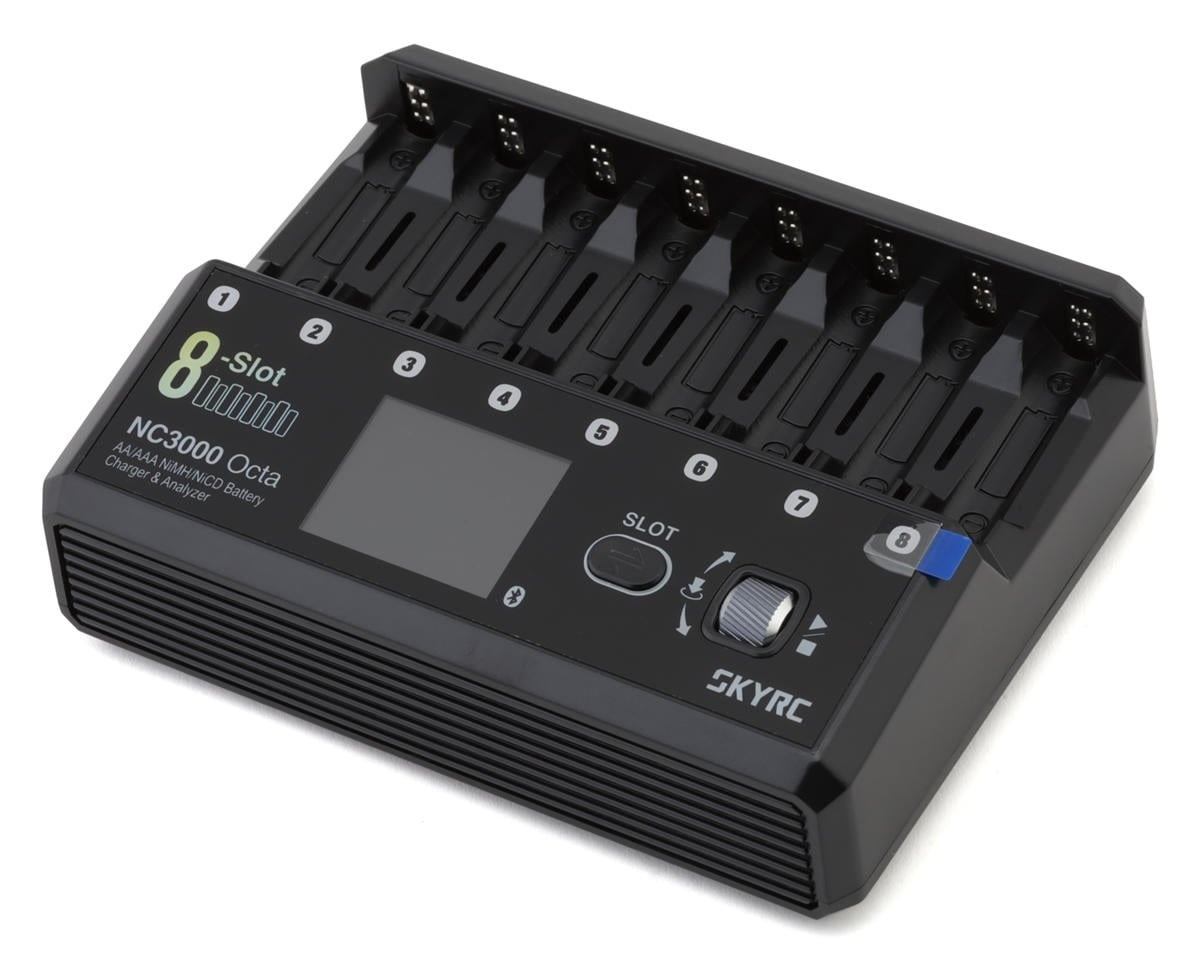 SKY-100228-01 NC3000 OCTA NINH/NICD BATTERY CHARGER (8 SLOTS) (AA/AAA)