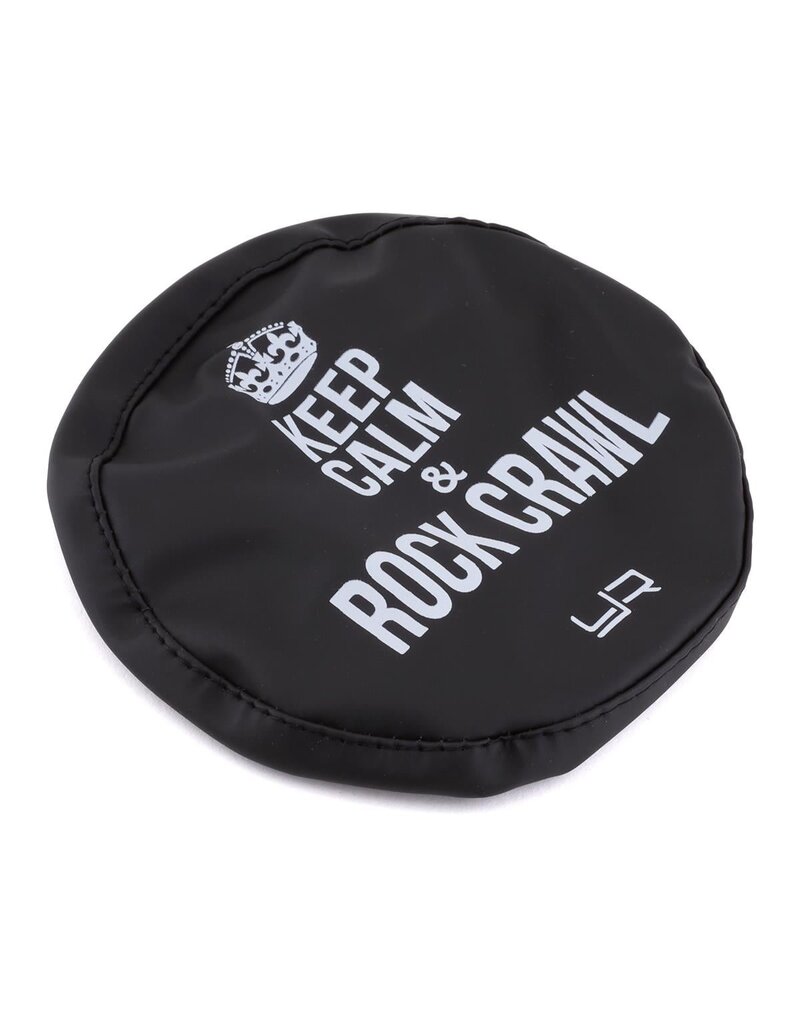 YEAH RACING YEA-YA-0491 1.9" KEEP CALM & ROCK CRAWL SPARE TIRE COVER