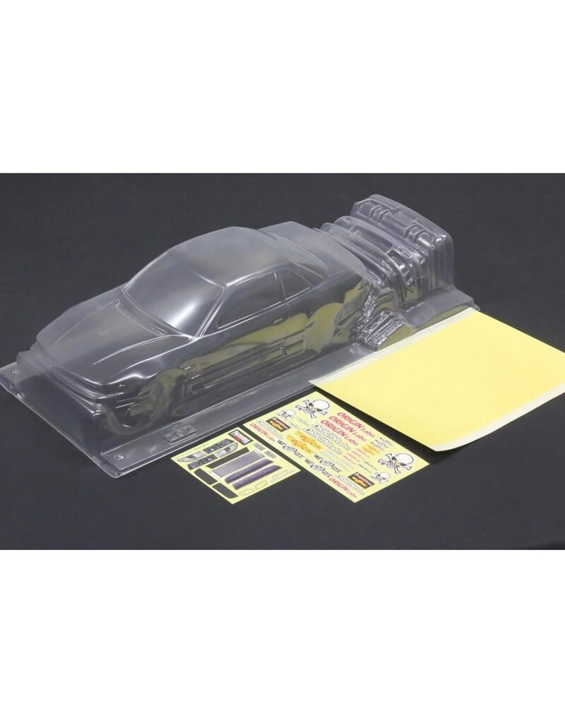 PANDORA RC PAB-3151 1/10 S13 SILVIA (ORIGIN LABO) DRIFT BODY SET (CLEAR) (257MM)