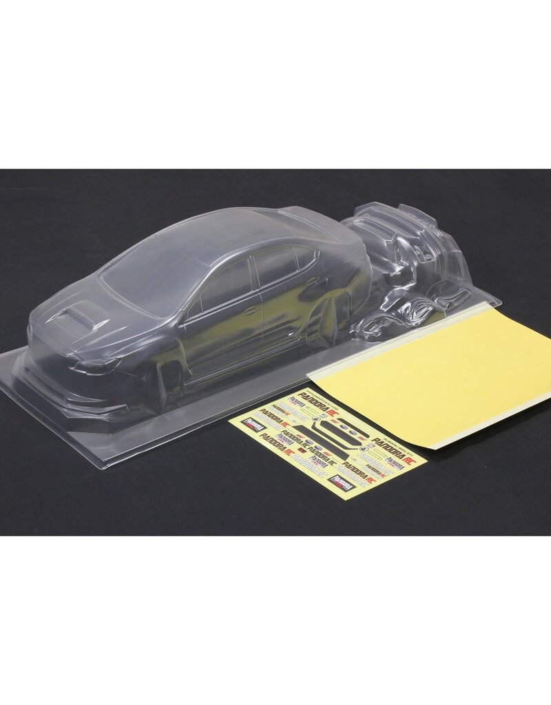 PANDORA RC PAB-3187 1/10 SUBARU WRX STI DRIFT BODY SET (CLEAR) (257-260MM)