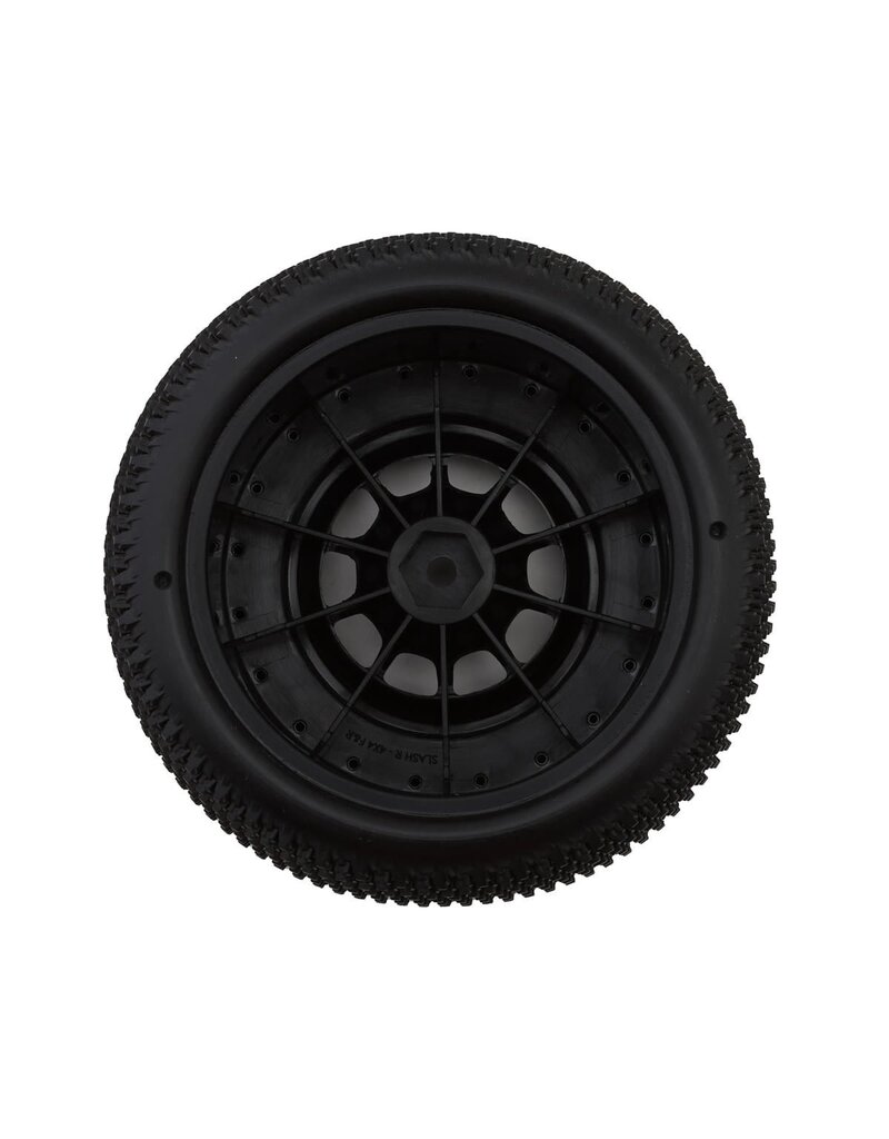 JCONCEPTS JCO4070-3234 SUBCULTURES 2 PRE-MOUNTED OFF-ROAD TIRES (2) (SLASH 2WD FRONT) (GREEN) W/12MM HEX