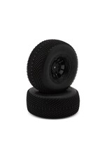 JCONCEPTS JCO4070-3234 SUBCULTURES 2 PRE-MOUNTED OFF-ROAD TIRES (2) (SLASH 2WD FRONT) (GREEN) W/12MM HEX
