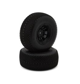 JCONCEPTS JCO4070-3234 SUBCULTURES 2 PRE-MOUNTED OFF-ROAD TIRES (2) (SLASH 2WD FRONT) (GREEN) W/12MM HEX