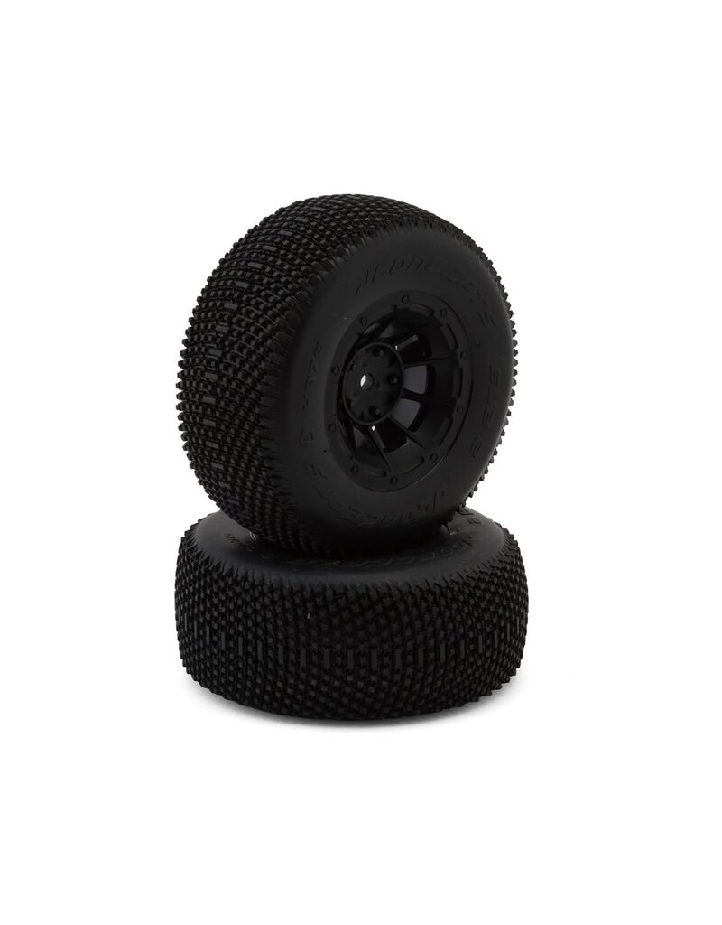 JCONCEPTS JCO4070-3234 SUBCULTURES 2 PRE-MOUNTED OFF-ROAD TIRES (2) (SLASH 2WD FRONT) (GREEN) W/12MM HEX