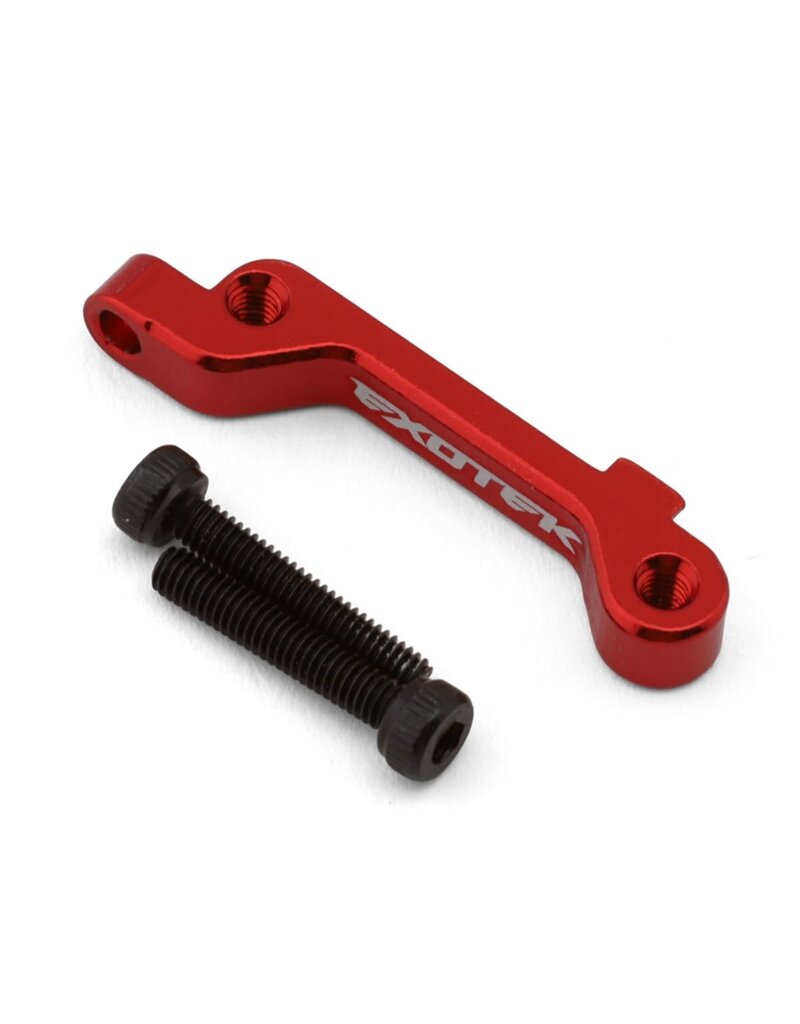 EXOTEK EXO2368 ALUMINUM 30MM FAN MOUNT FOR LOSI NASCAR (RED)