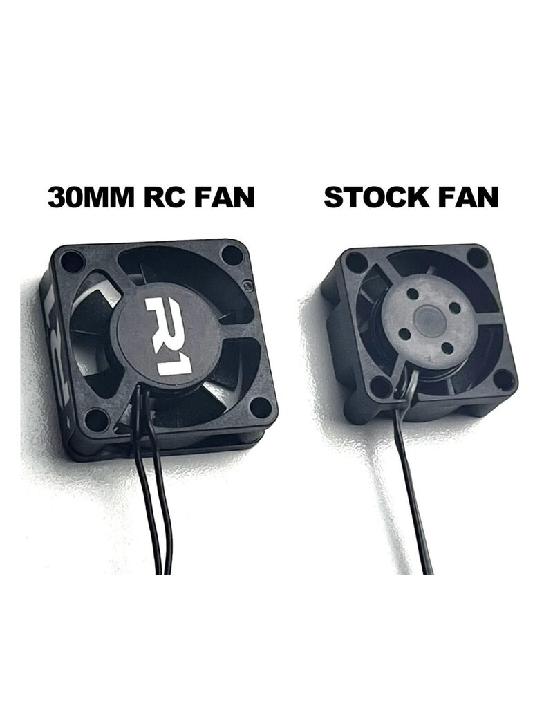 EXOTEK EXO2368 ALUMINUM 30MM FAN MOUNT FOR LOSI NASCAR (RED)