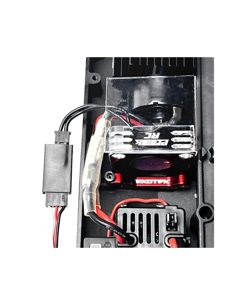 EXOTEK EXO2368 ALUMINUM 30MM FAN MOUNT FOR LOSI NASCAR (RED)