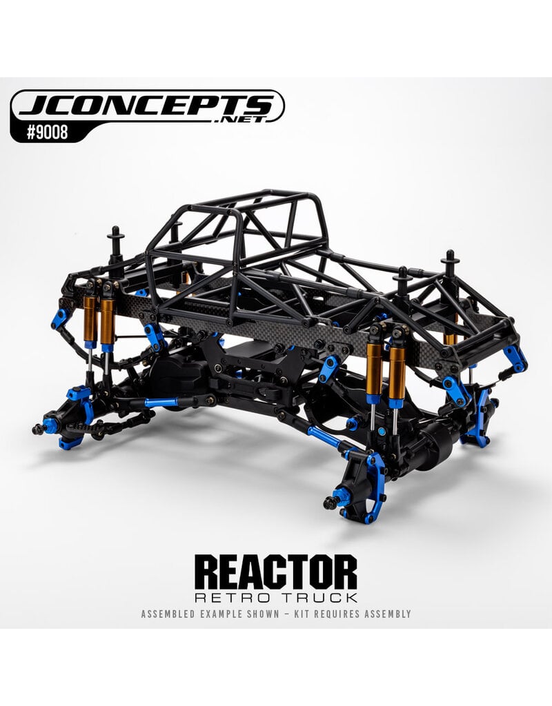 JCONCEPTS JCO9008 REACTOR STAGE 2 "WOLF" 1/10 ELECTRIC 4X4 MONSTER TRUCK KIT (CLASSIC) (10.75" WHEELBASE)