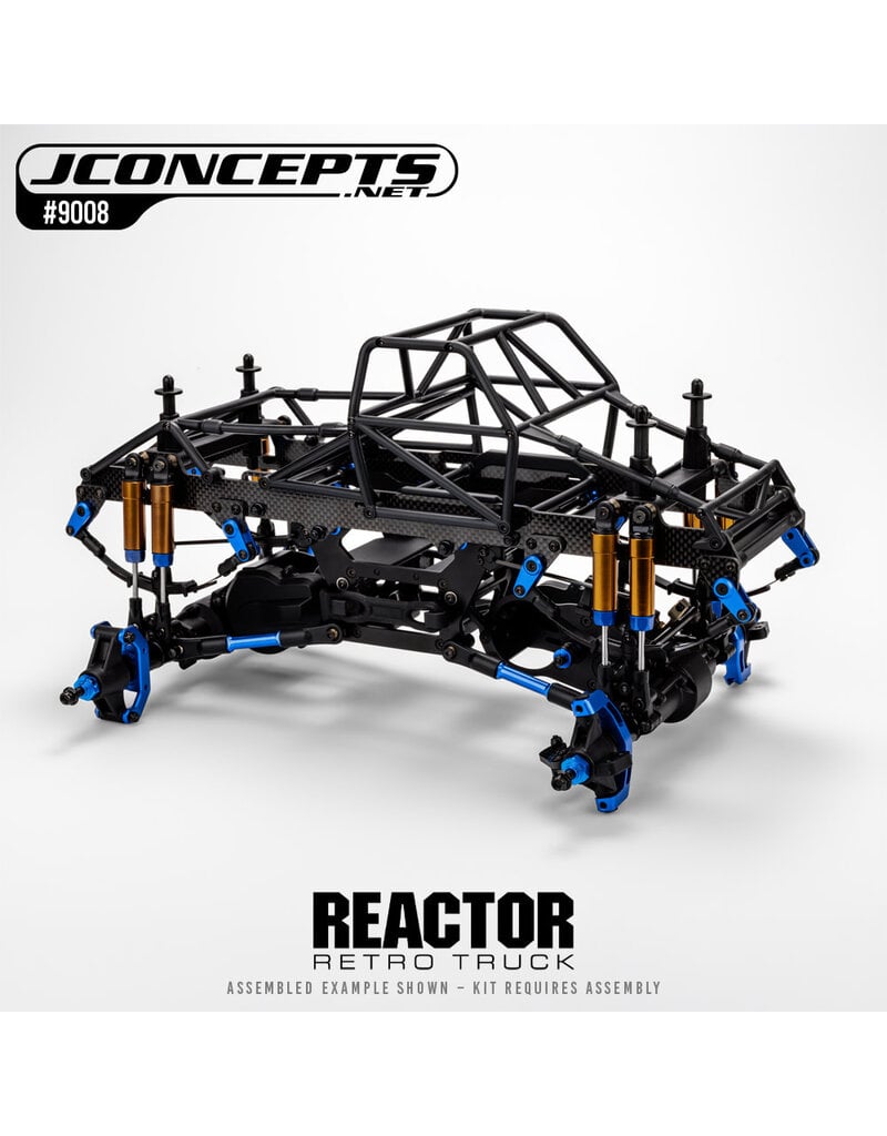 JCONCEPTS JCO9008 REACTOR STAGE 2 "WOLF" 1/10 ELECTRIC 4X4 MONSTER TRUCK KIT (CLASSIC) (10.75" WHEELBASE)