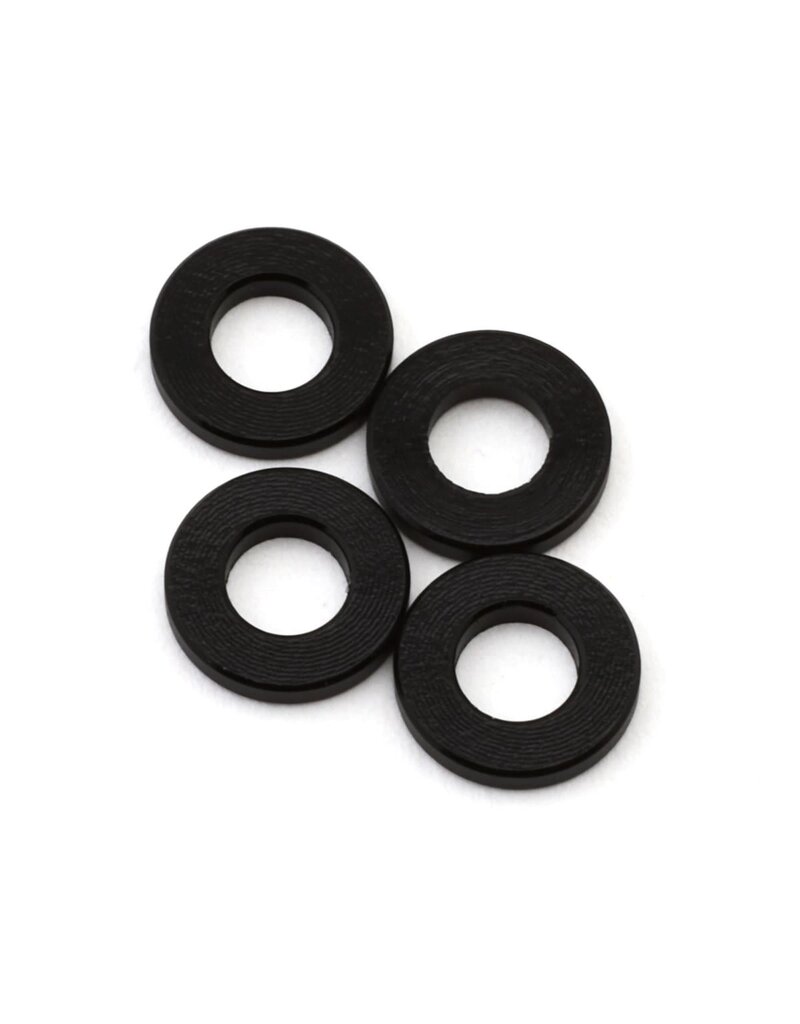 JCONCEPTS JCO9132 3X6X1MM WASHERS (BLACK) (4)