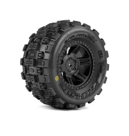 PROLINE RACING PRO1035710 BADLANDS MX MTD 12MM BLACK DESPERADO 2.0 WHEEL: MINI MAXX