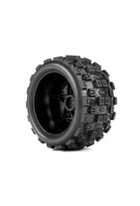 PROLINE RACING PRO1035710 BADLANDS MX MTD 12MM BLACK DESPERADO 2.0 WHEEL: MINI MAXX