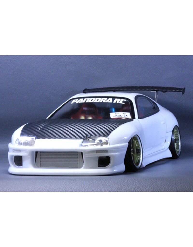 PANDORA RC PAB-3135 1/10 TOYOTA SUPRA JZA80 DRIFT BODY SET (CLEAR) (257-260MM)