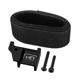 HOT RACING HRAAMN126M01 ARRMA® MINI KRATON® ALUMINUM TALL BATTERY FLEX STRAP HOLD-DOWN SET
