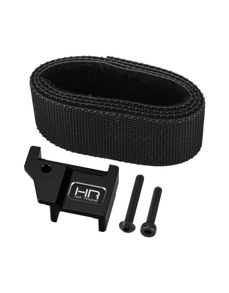 HOT RACING HRAAMN126M01 ARRMA® MINI KRATON® ALUMINUM TALL BATTERY FLEX STRAP HOLD-DOWN SET