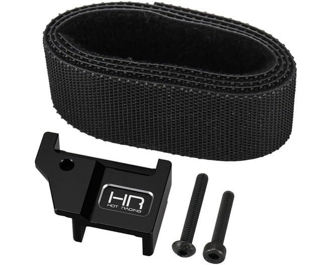 HRAAMN126M01 ARRMA® MINI KRATON® ALUMINUM TALL BATTERY FLEX STRAP HOLD-DOWN SET