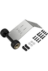HOT RACING HRAAMN133K ARRMA® MINI KRATON® STAINLESS STEEL SKID PLATE & WHEELIE BAR SET