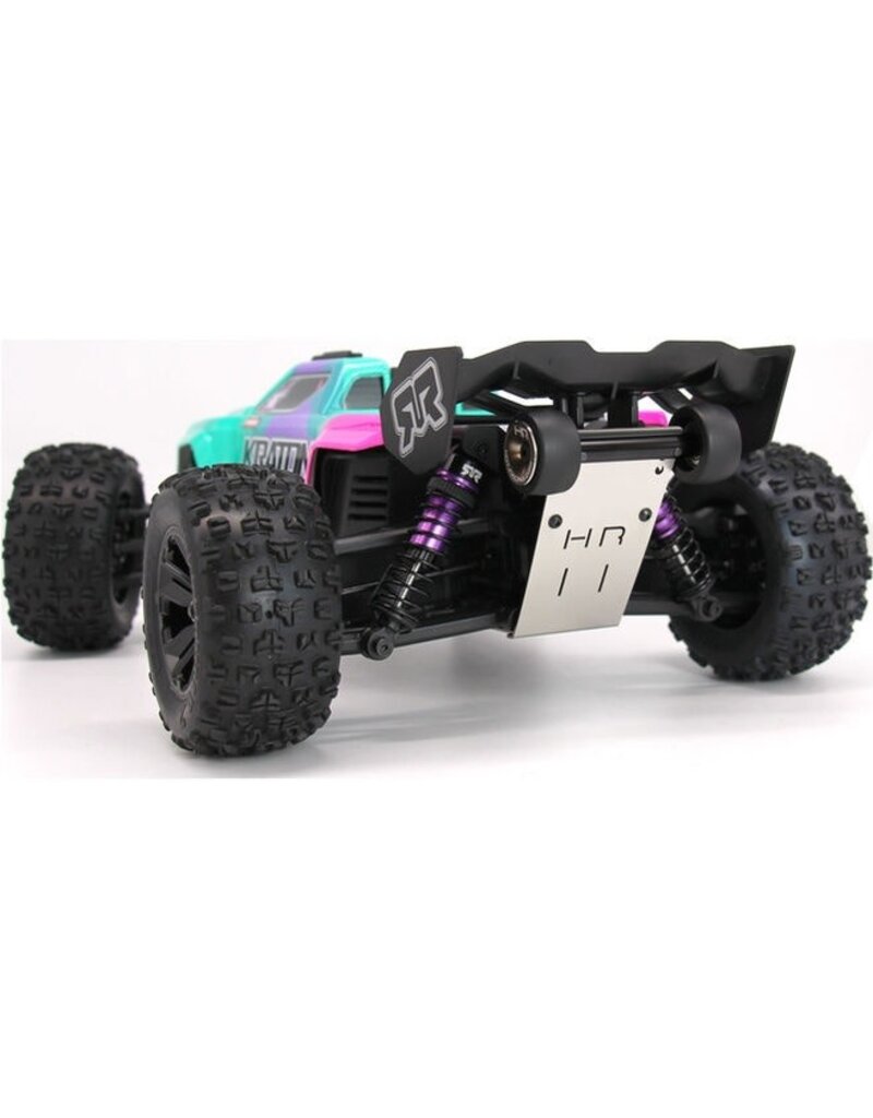 HOT RACING HRAAMN133K ARRMA® MINI KRATON® STAINLESS STEEL SKID PLATE & WHEELIE BAR SET