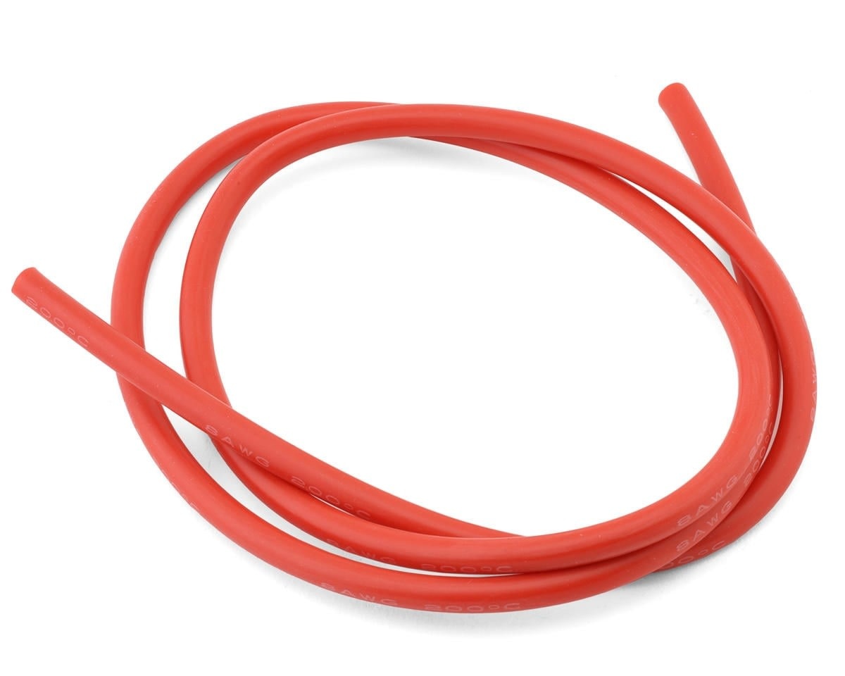 XCE-0150.1 SILICONE WIRE (RED) (1 METER) (8AWG)