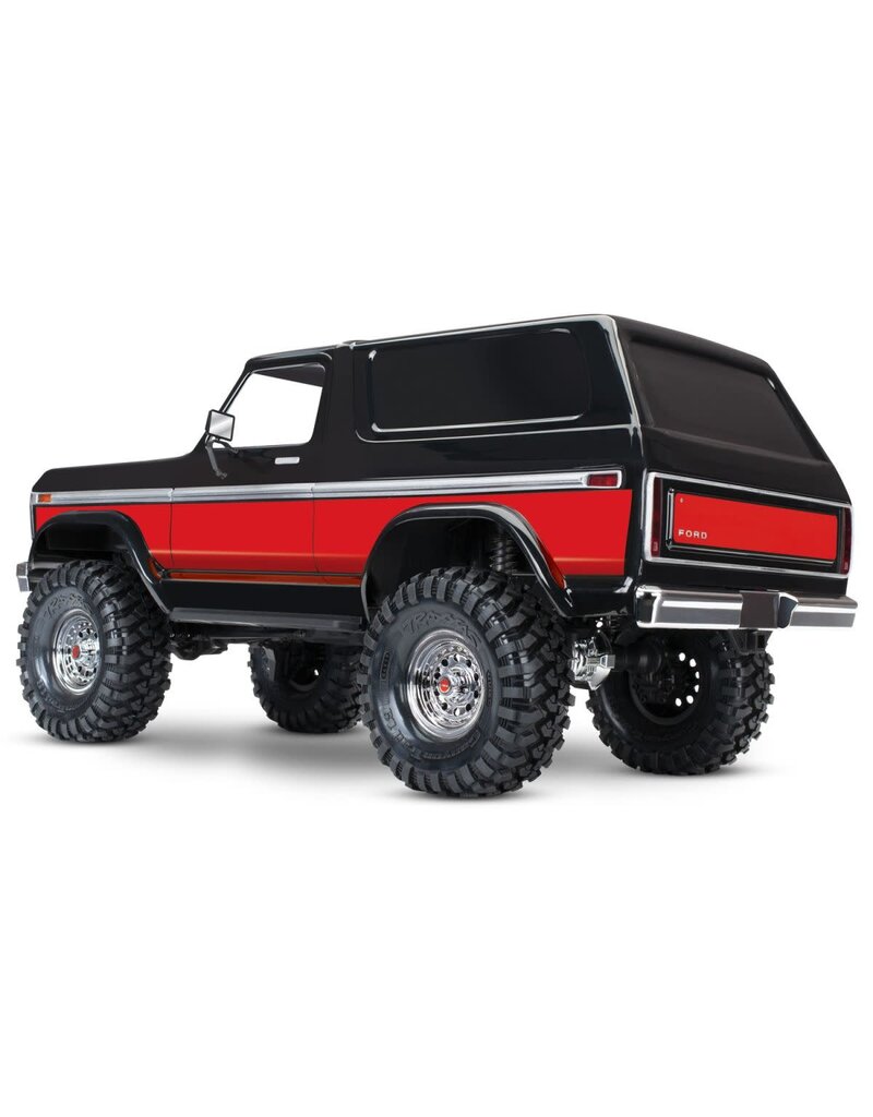 TRAXXAS TRA82246-4-RED TRX-4 FORD BRONCO CLIPLESS