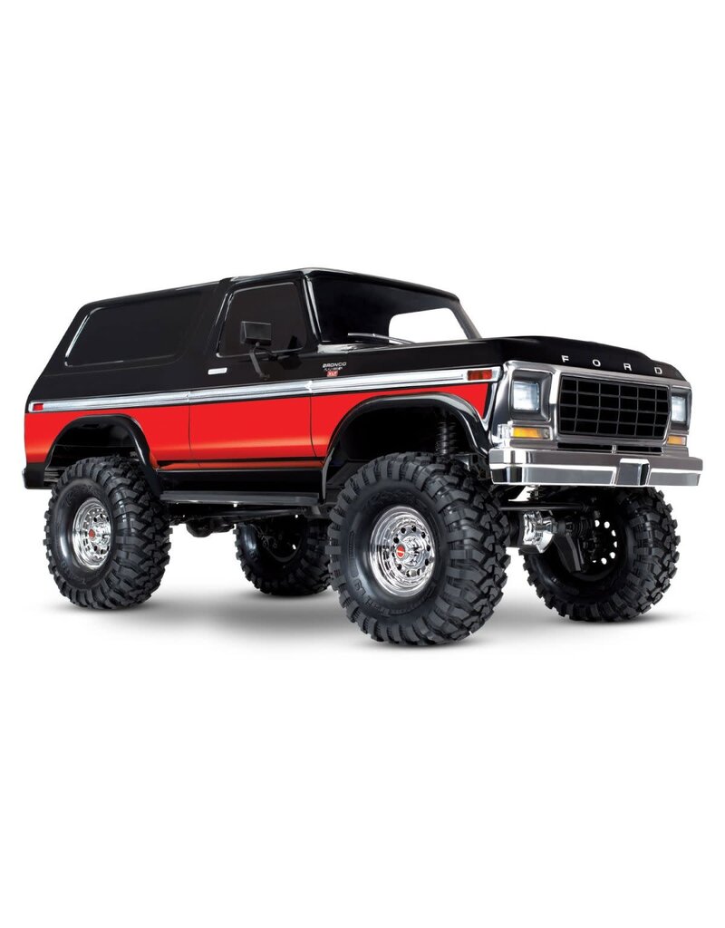 TRAXXAS TRA82246-4-RED TRX-4 FORD BRONCO CLIPLESS