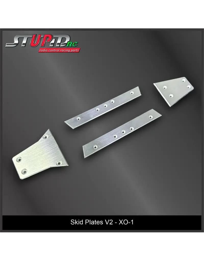 STUPID RC STP1023 TRAXXAS COMPATIBLE XO-1 SKID PLATE SET