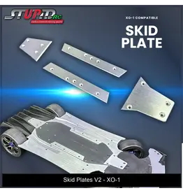 STUPID RC STP1023 TRAXXAS COMPATIBLE XO-1 SKID PLATE SET