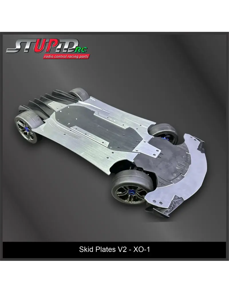 STUPID RC STP1023 TRAXXAS COMPATIBLE XO-1 SKID PLATE SET