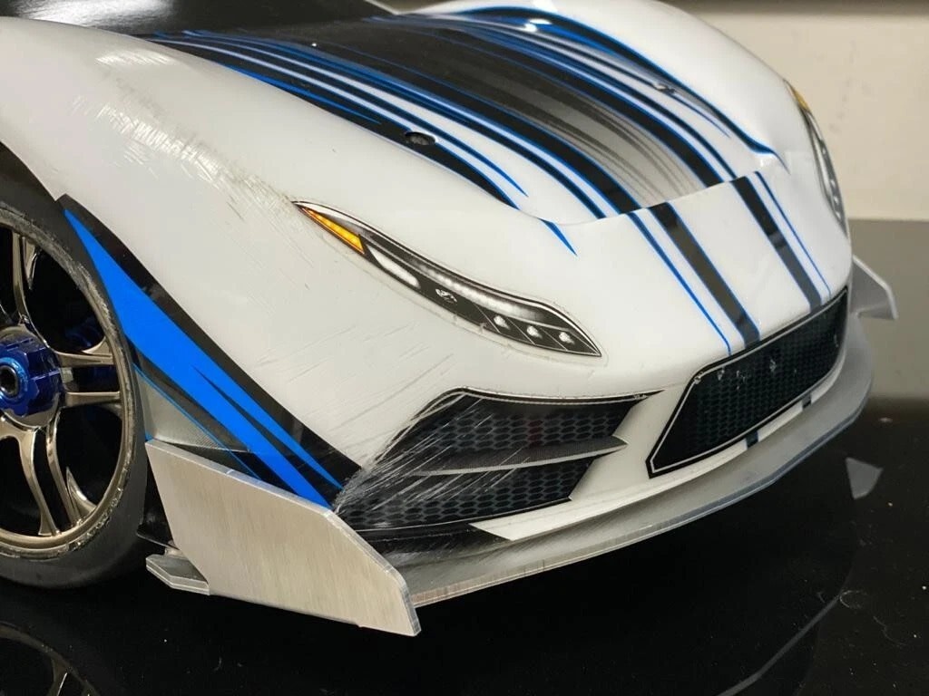 STP1011 TRAXXAS COMPATIBLE XO-1 FRONT BUMPER/SPLITTER