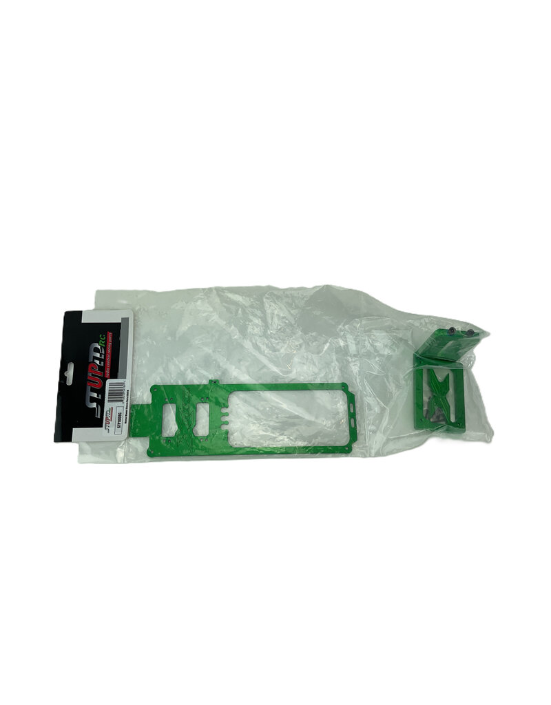 STUPID RC STP1008G TRAXXAS COMPATIBLE X-MAXX HEAVY DUTY MOTOR MOUNT: GREEN