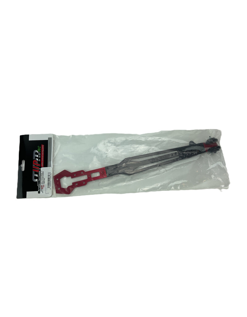 STUPID RC STP1115CFR ARRMA 1/7 WHEELIE BAR CARBON FIBER RED