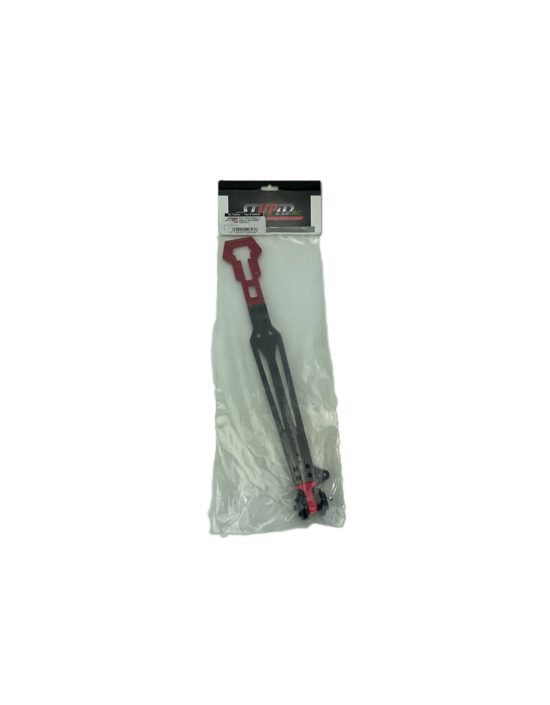 STUPID RC STP1115CFR ARRMA 1/7 WHEELIE BAR CARBON FIBER RED