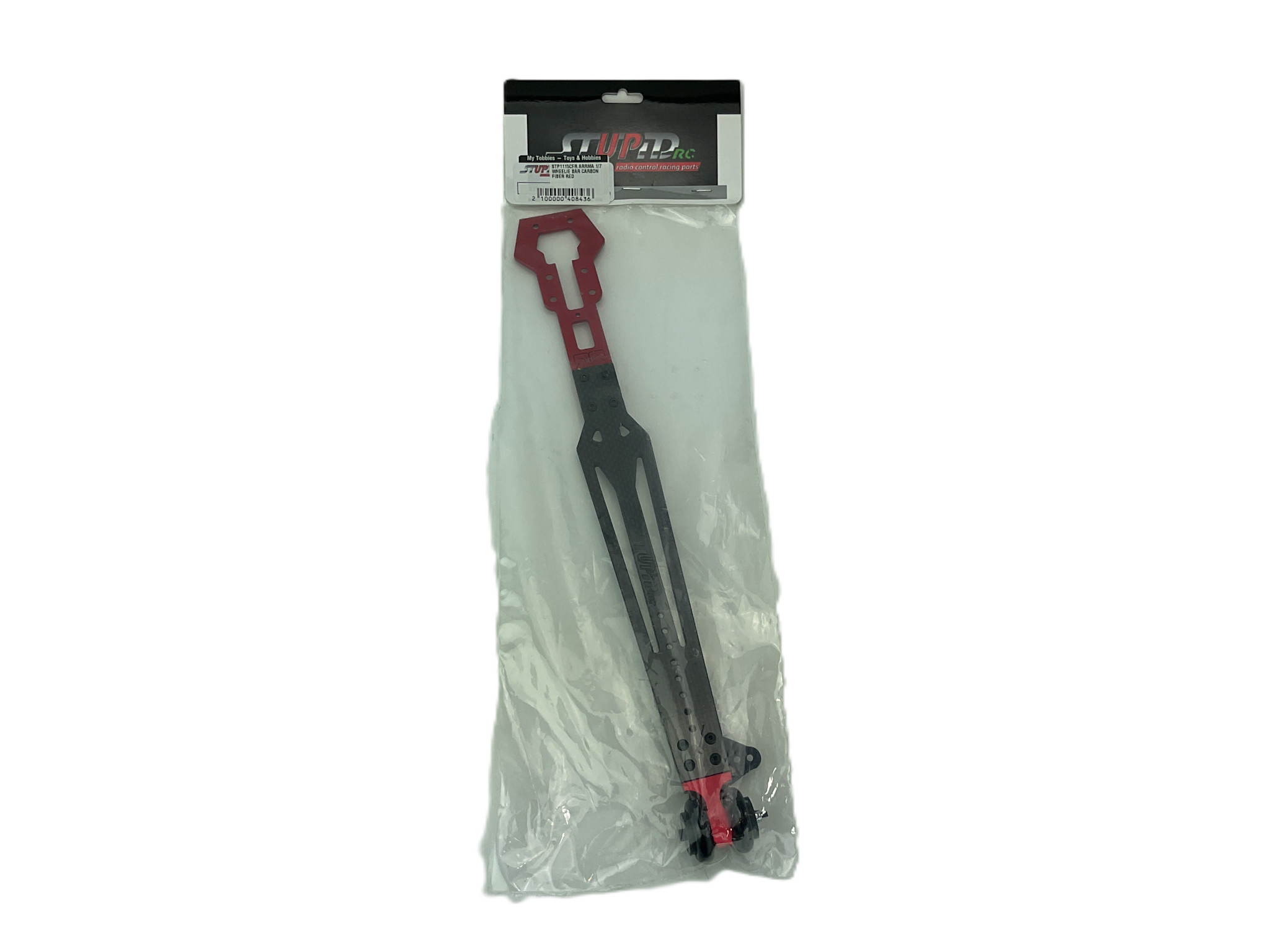 STP1115CFR ARRMA 1/7 WHEELIE BAR CARBON FIBER RED