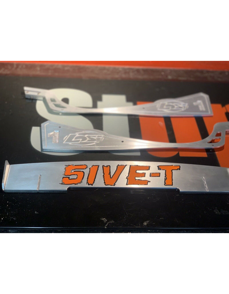 STUPID RC STP1206 LOSI 5T REAR WING W/ REFLECTIVE LOGO