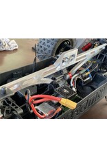 STUPID RC STP1132 ARRMA KRATON 8S CONVERSION KIT FOR BIG MOTORS AND PINIONS SILVER