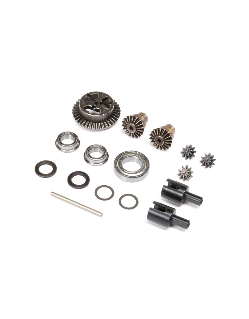 LOSI LOS212044 DIFFERENTIAL COMPLETE (F/R): MINI LMT