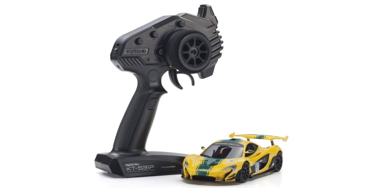 KYO32375YG MR-04 MCLAREN P1 GTR YELLOW/ GREEN #51