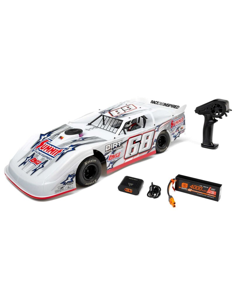 LOSI LOS-2168T1 22S DIRT LATE MODEL, 1/10 2WD RTR DIRT OVAL, RTR, SUMMIT RACING (BATTERY AND CHARGER INCLUDED)