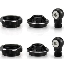 HOT RACING HRAAMN154X01 ARRMA® MINI KRATON® SHOCK COLLARS, SPRING RETAINERS & ROD ENDS SET