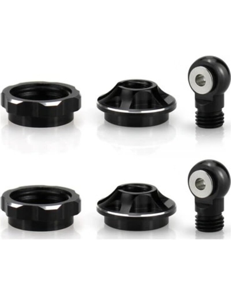 HOT RACING HRAAMN154X01 ARRMA® MINI KRATON® SHOCK COLLARS, SPRING RETAINERS & ROD ENDS SET