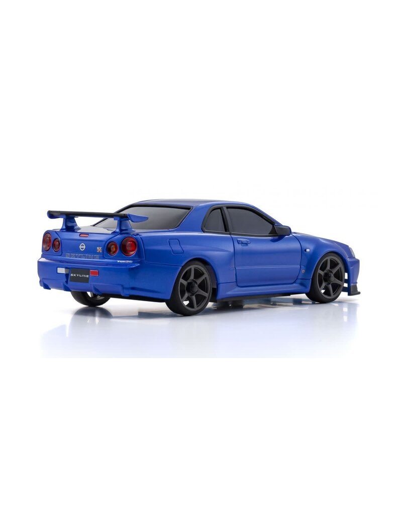 KYOSHO KYOMZP487MB ASC MA-020 NISSAN SKYLINE GT-R R34 V. SPEC II NUR METALLIC BLUE