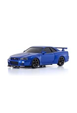 KYOSHO KYOMZP487MB ASC MA-020 NISSAN SKYLINE GT-R R34 V. SPEC II NUR METALLIC BLUE