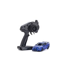 KYOSHO KYO32658MB MINI-Z AWD MA-020 NISSAN SKYLINE GT-R R34 V. SPEC II NUR METALLIC BLUE